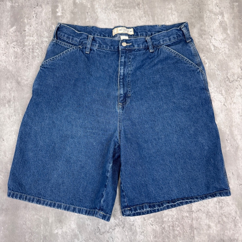 Vintage Cherokee Jeans Shorts‎ Mens 36 Blue Denim Jorts Skate Grunge Baggy Y2K
